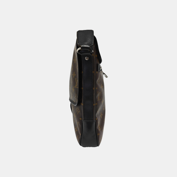 Monogram Coated Canvas Shoulder Bag Brown