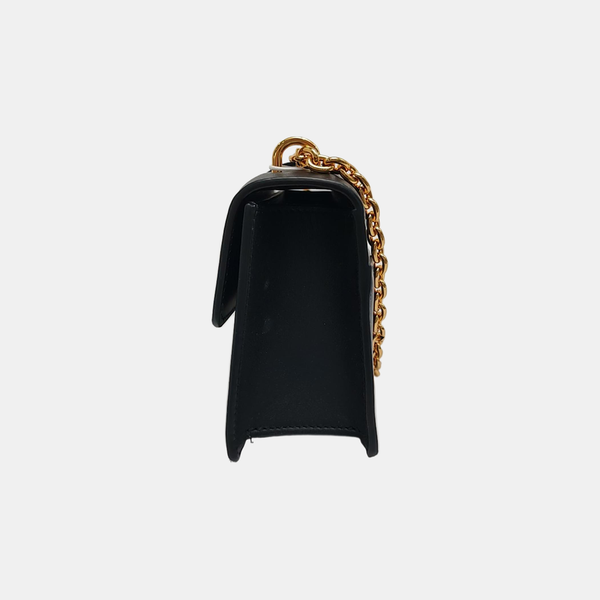 30 Montaigne East-West Small Calfskin Black