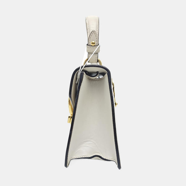 Sylvie Mini Calfskin White