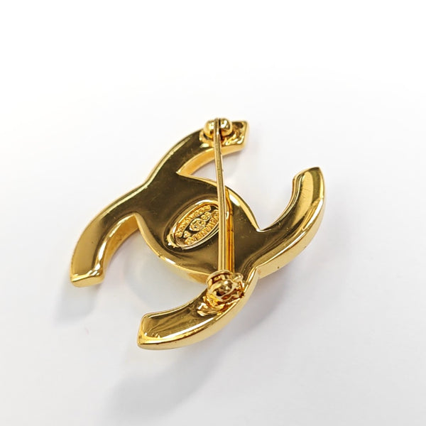 Metal Gold Brooch