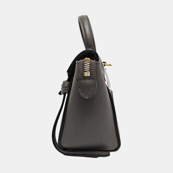 BELT PICO Calfskin Gray