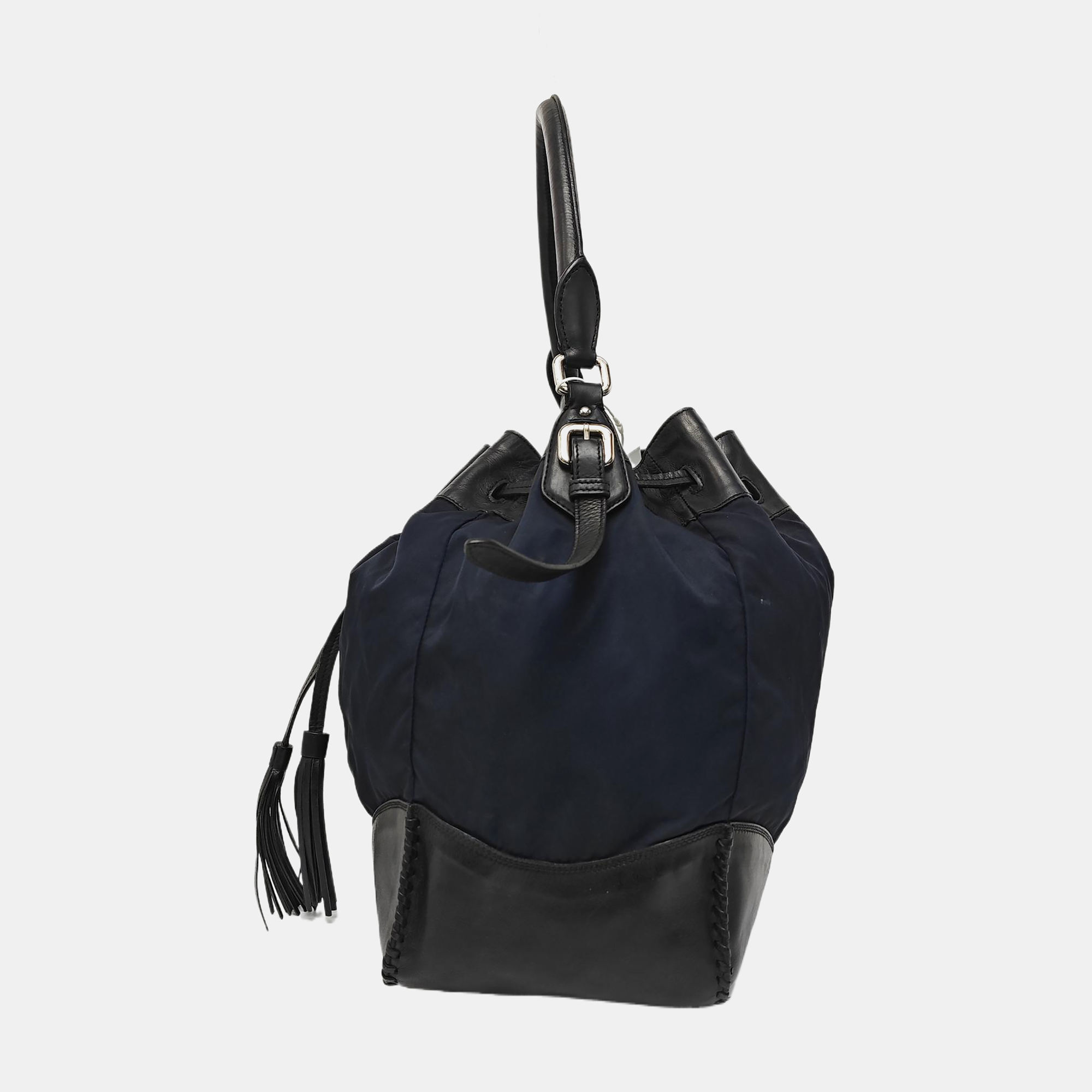 Nylon Shoulder Bag Blue