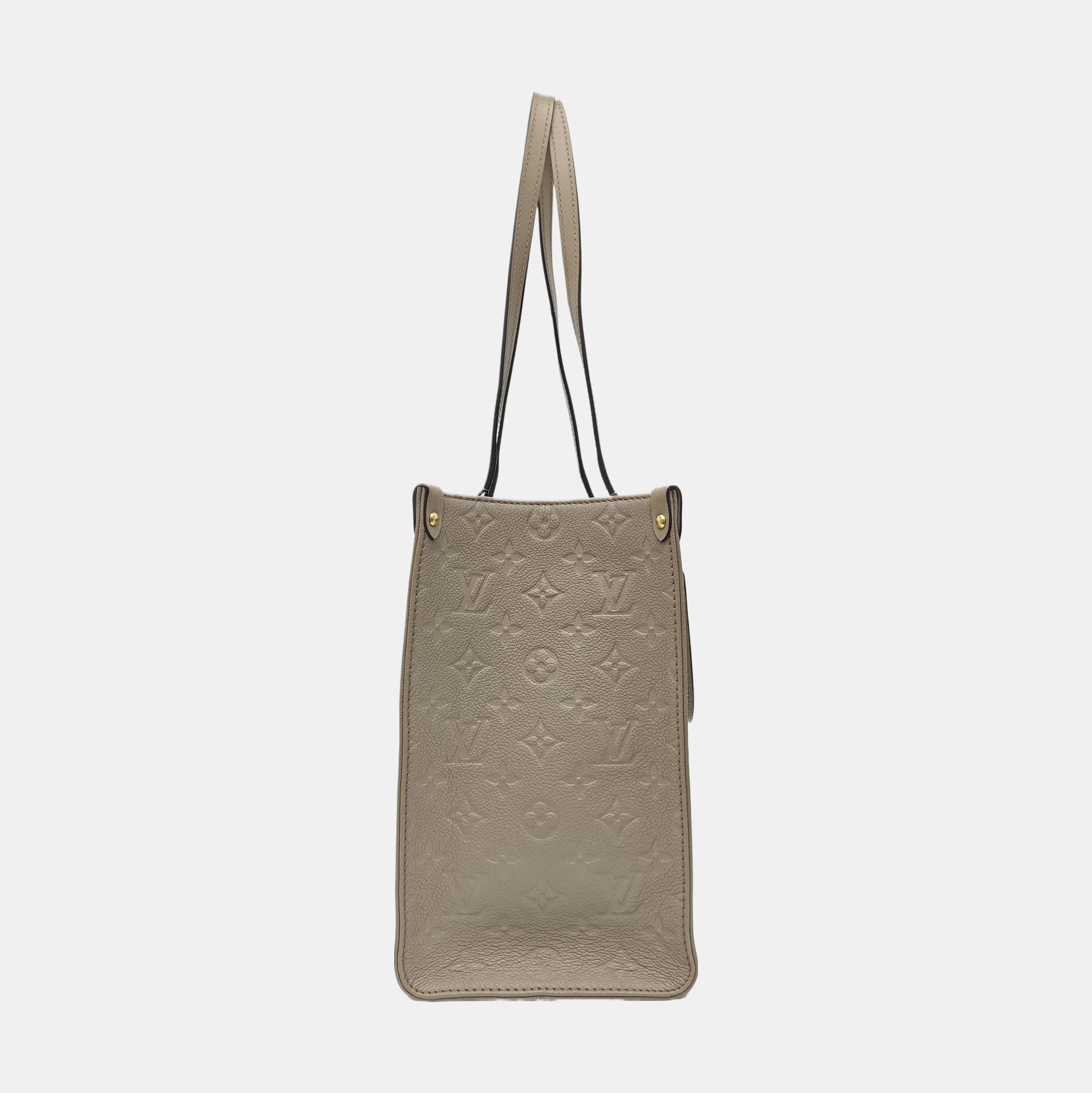 ONTHEGO MM Monogram Calfskin Gray
