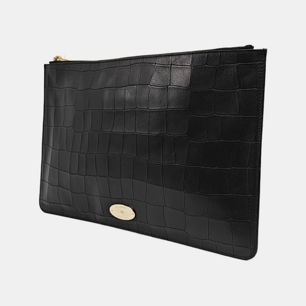 Calfskin Clutch Black