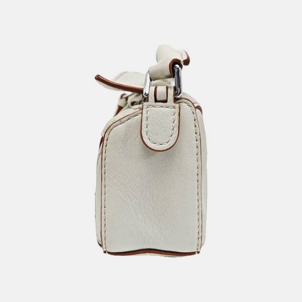 Puzzle Calfskin White