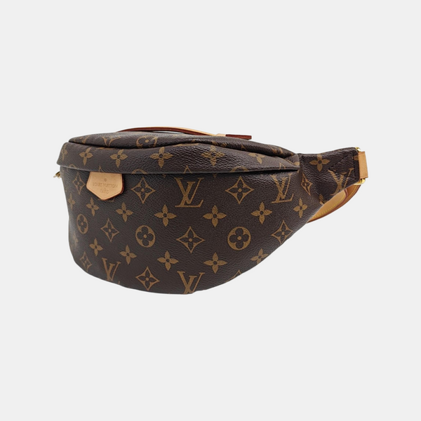 BUMBAG Monogram Coated Canvas Brown
