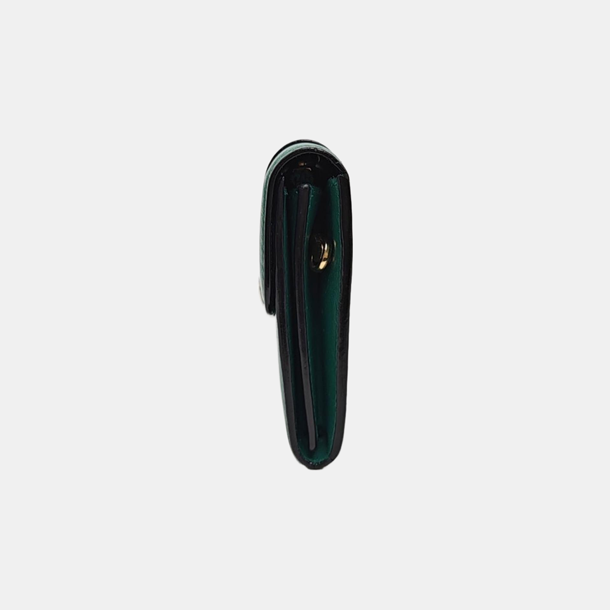 SERPENTI FOREVER Calfskin Green Wallet