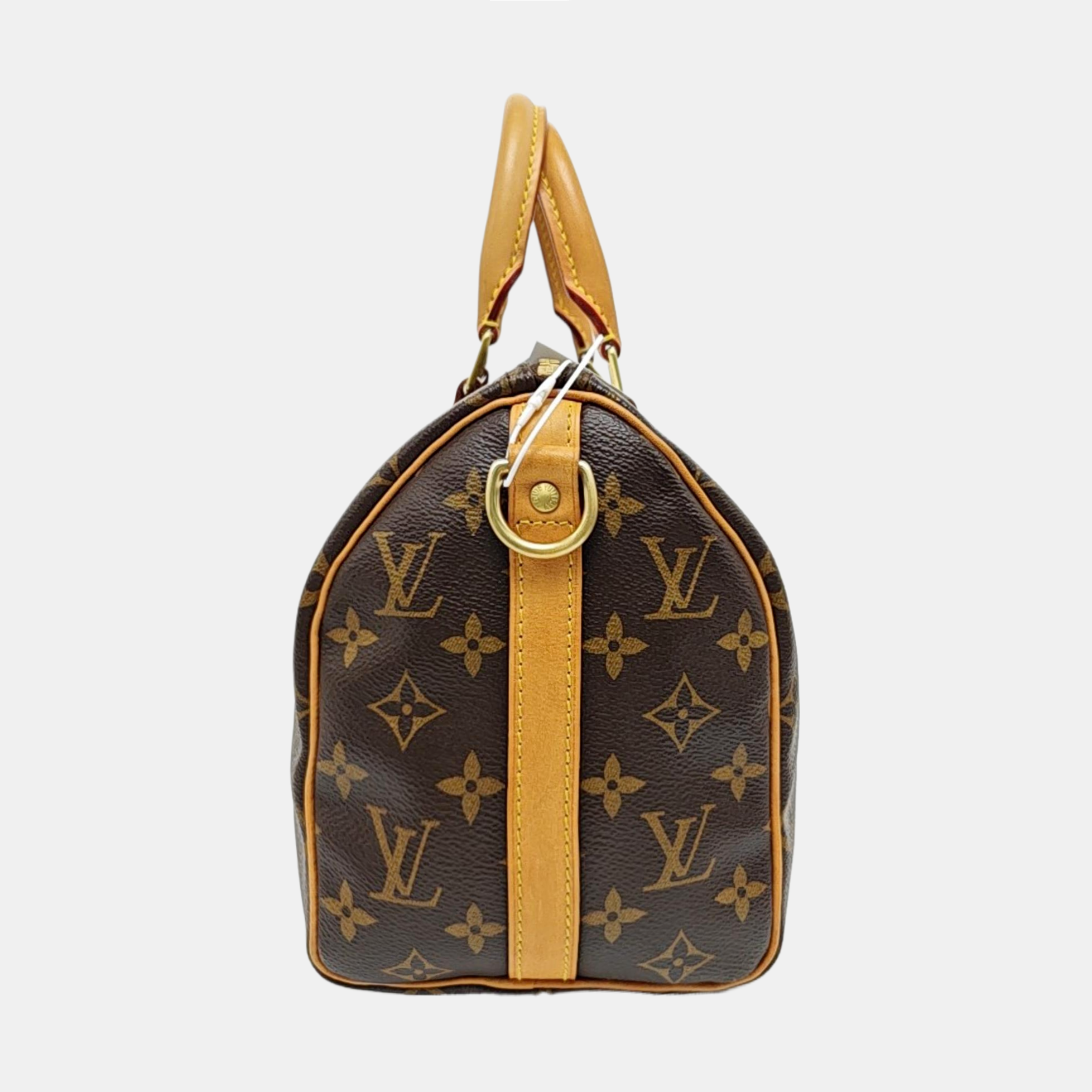 SPEEDY 25 Monogram Coated Canvas Brown