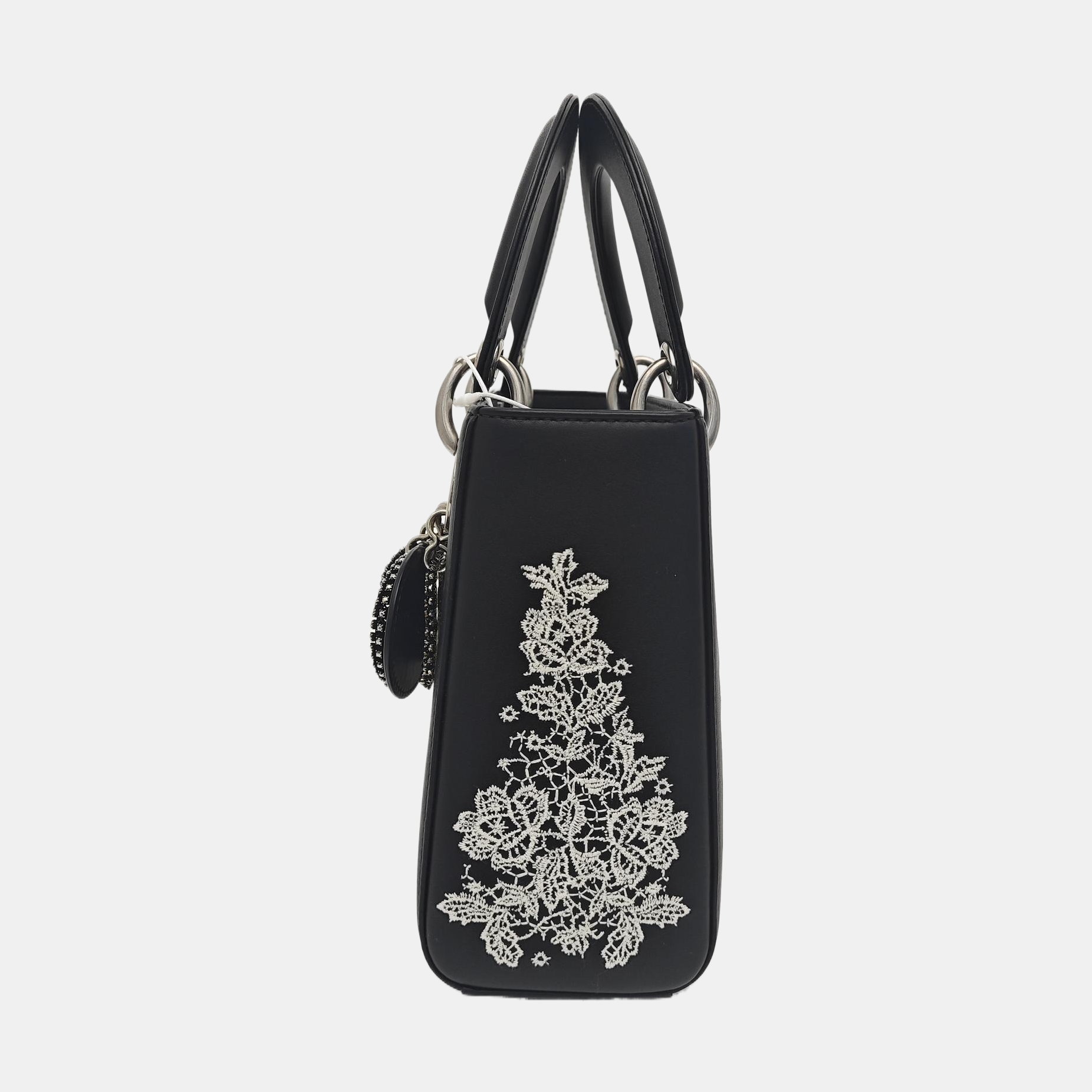 Lady Dior Small Quilted Calfskin Black