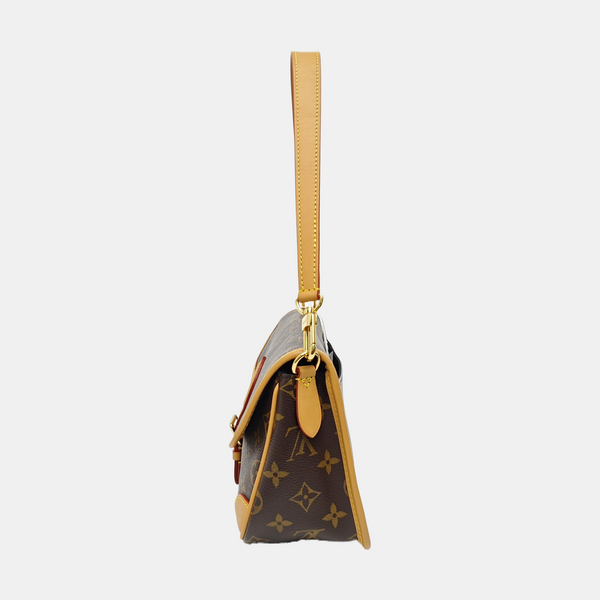 DIANE Monogram Coated Canvas Brown