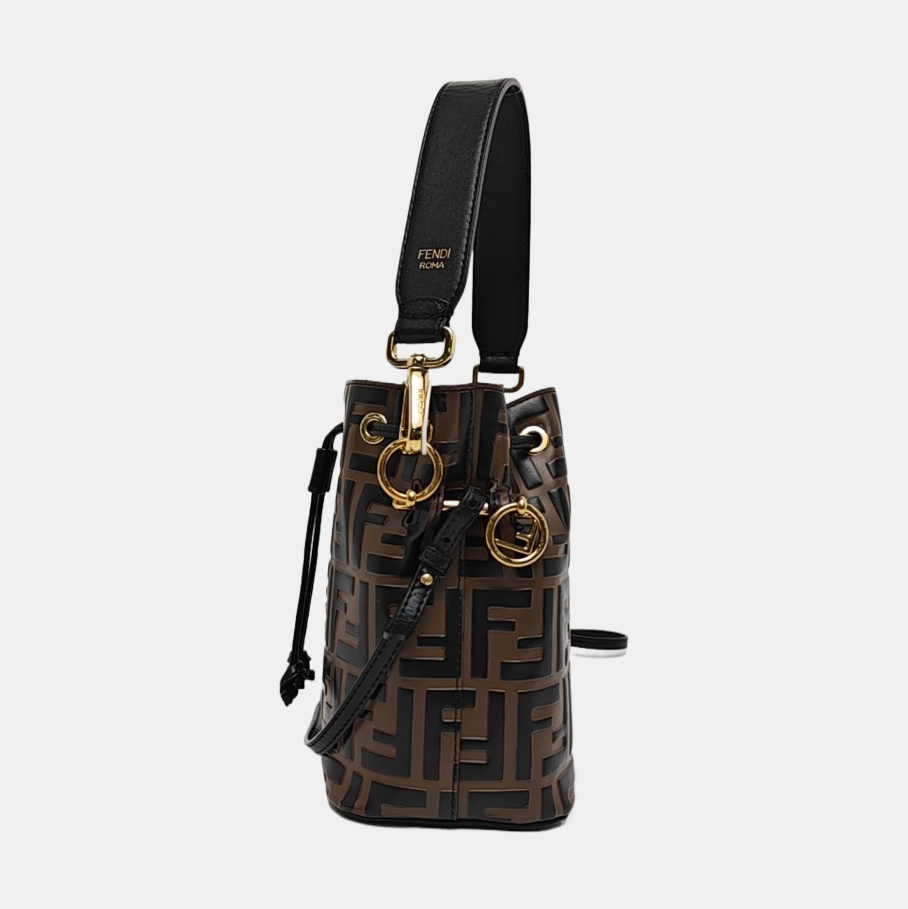 Mon Tresor Mini Monogram Calfskin Brown