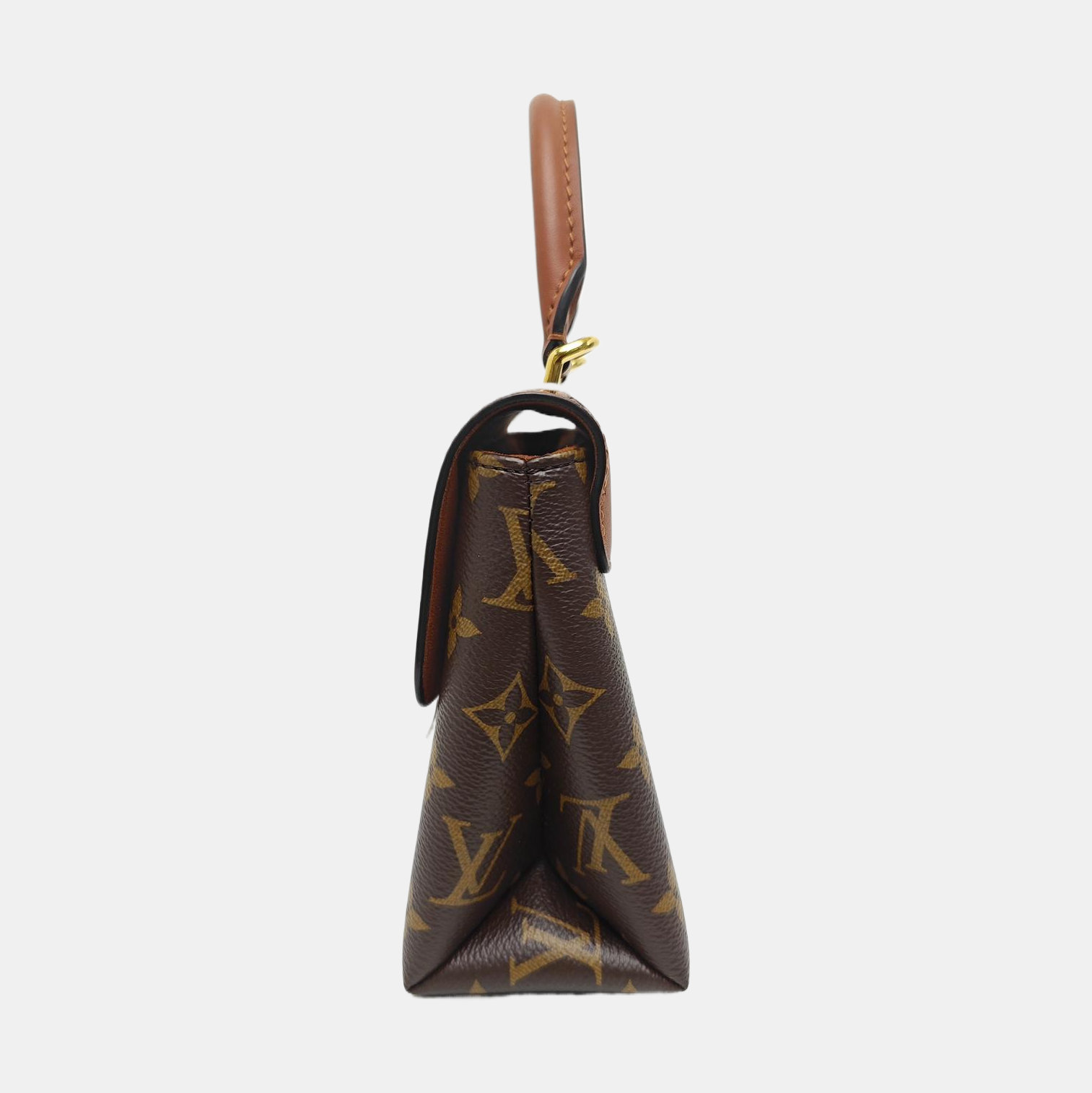 LOCKY BB Monogram Coated Canvas Brown