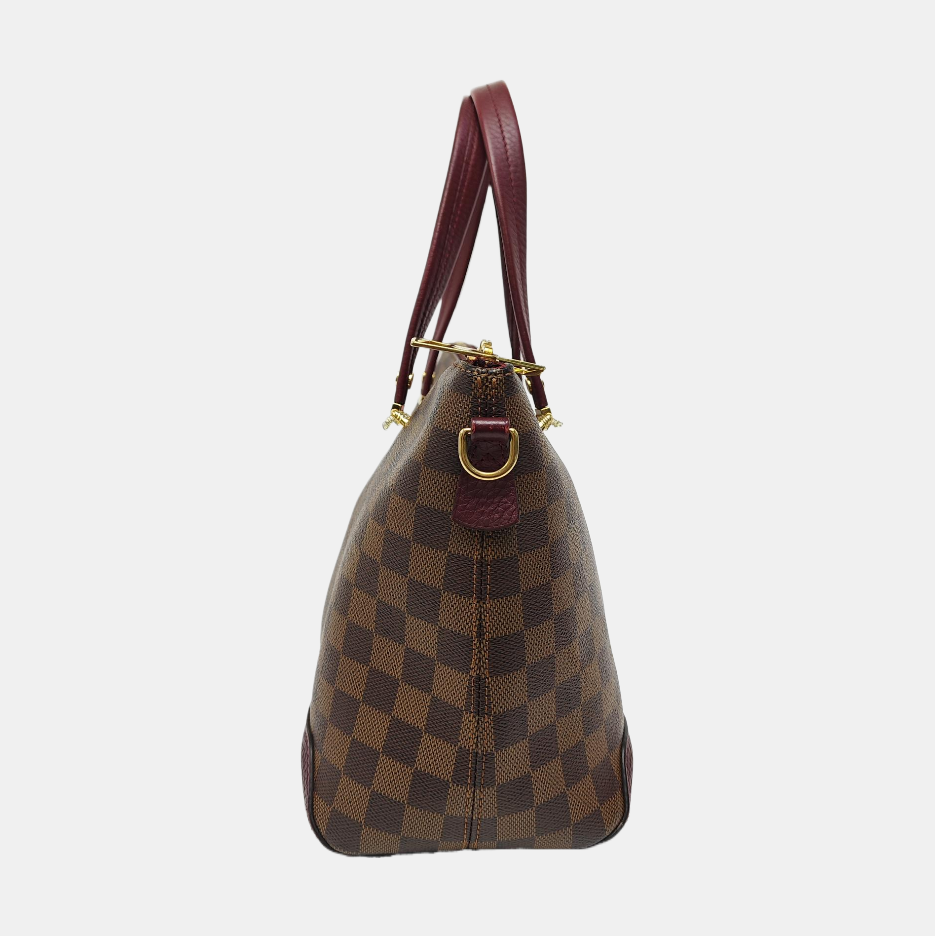 HYDE PARK Damier Ebene Coated Canvas Brown