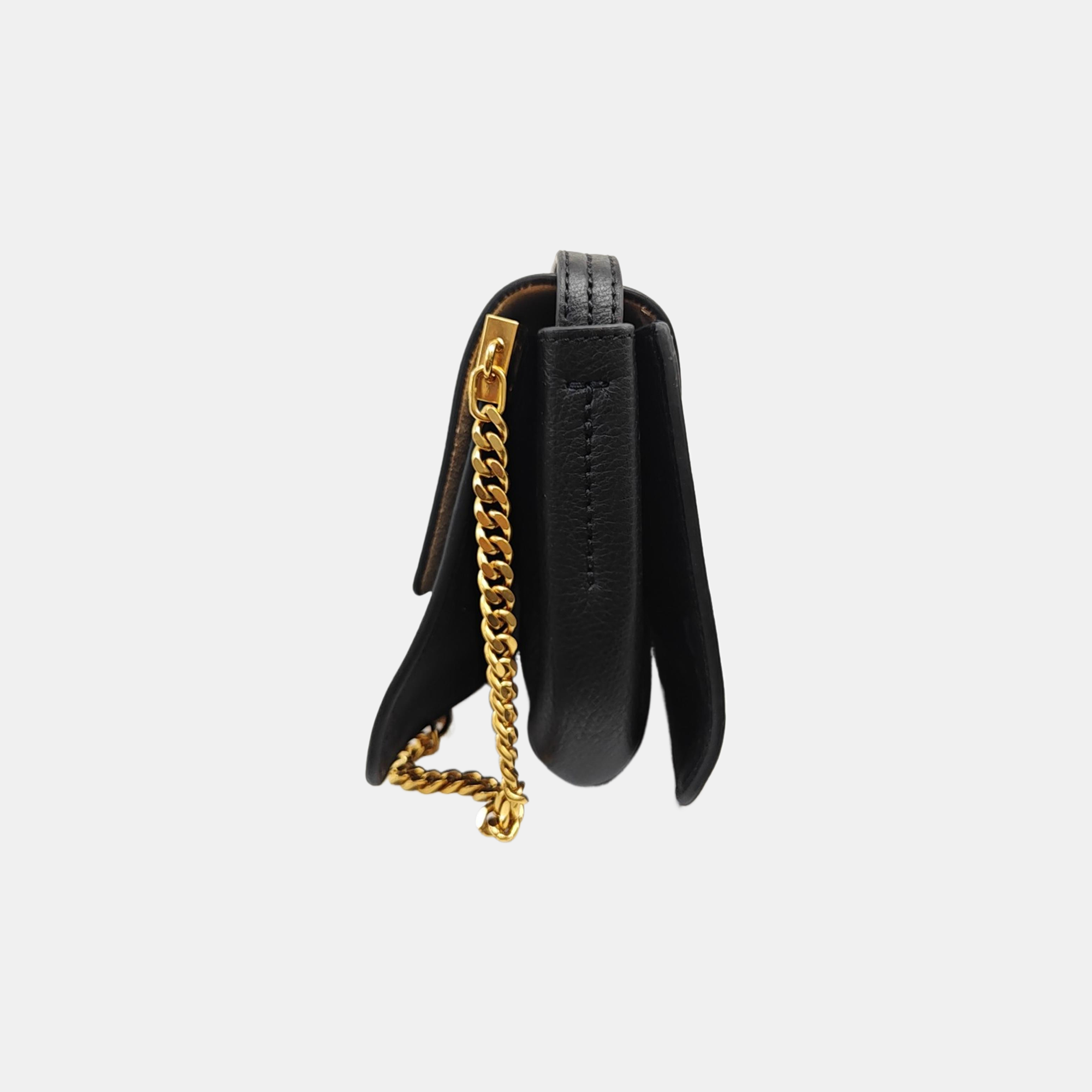 Faye Small Calfskin Black