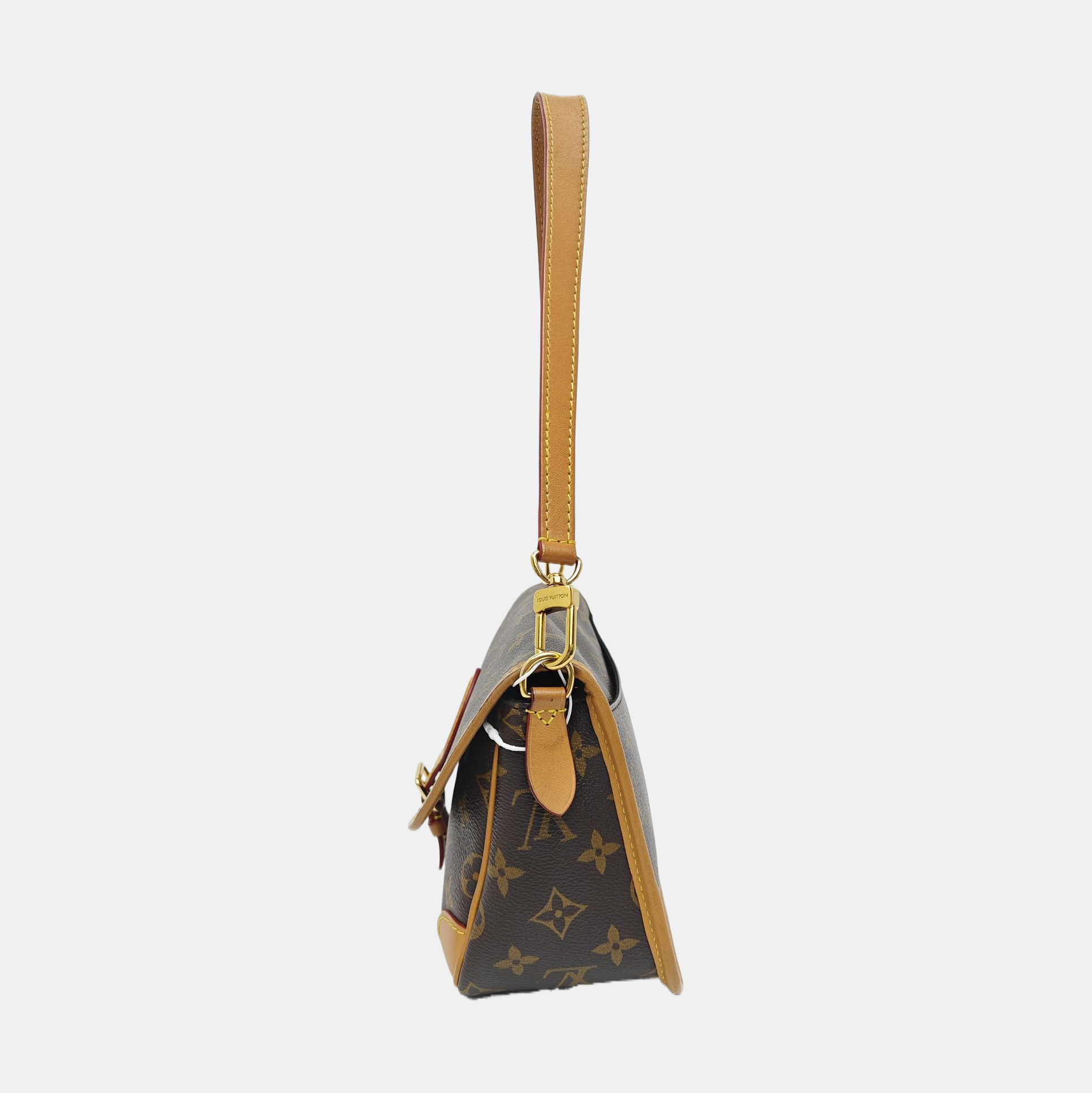 DIANE Monogram Coated Canvas Brown