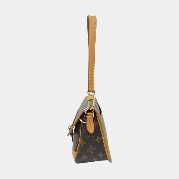DIANE Monogram Coated Canvas Brown