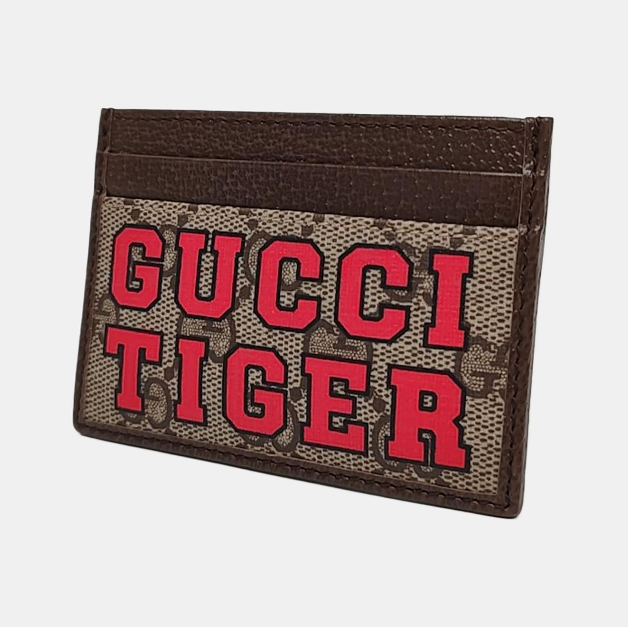 Monogram Coated Canvas Card Holder Black