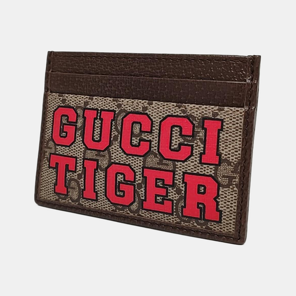 Monogram Coated Canvas Card Holder Black