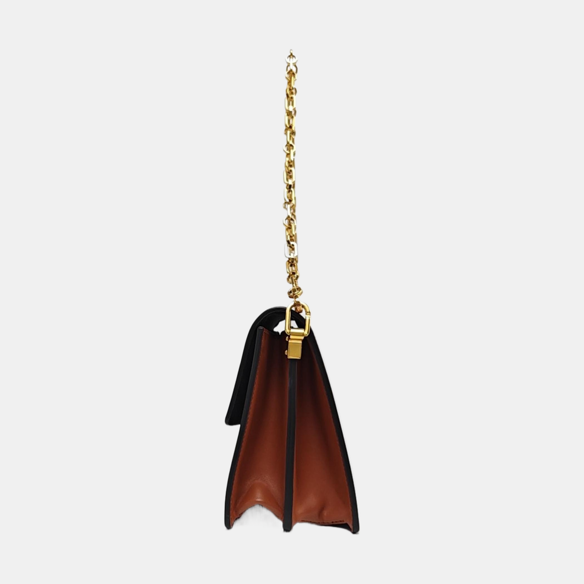 DAUPHINE MM Monogram Coated Canvas Brown