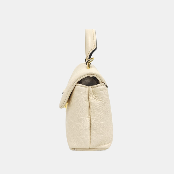 NANO MADELEINE Nano Monogram Calfskin Beige