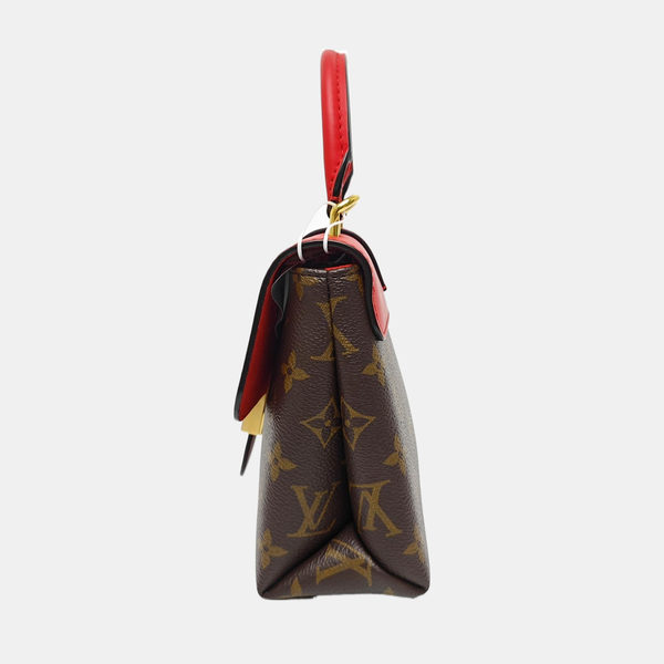 LOCKY BB Monogram Coated Canvas Red