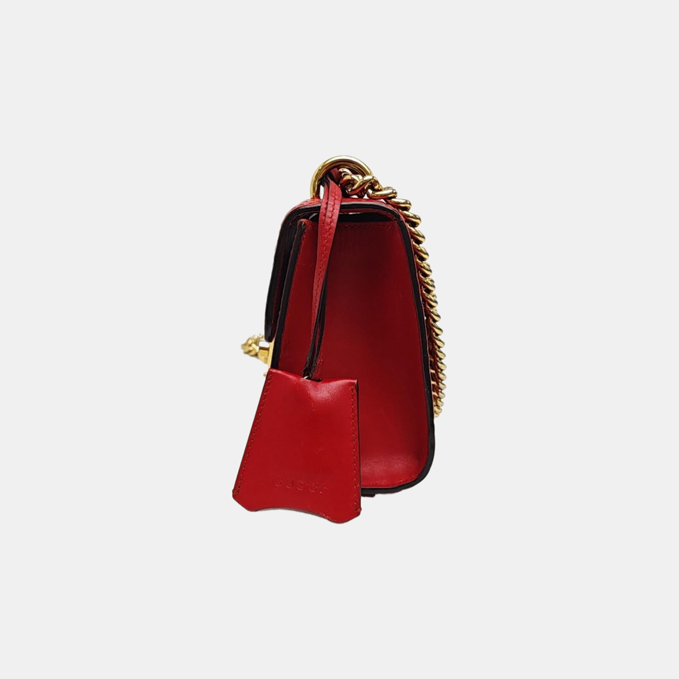 Padlock Small Monogram Calfskin Red
