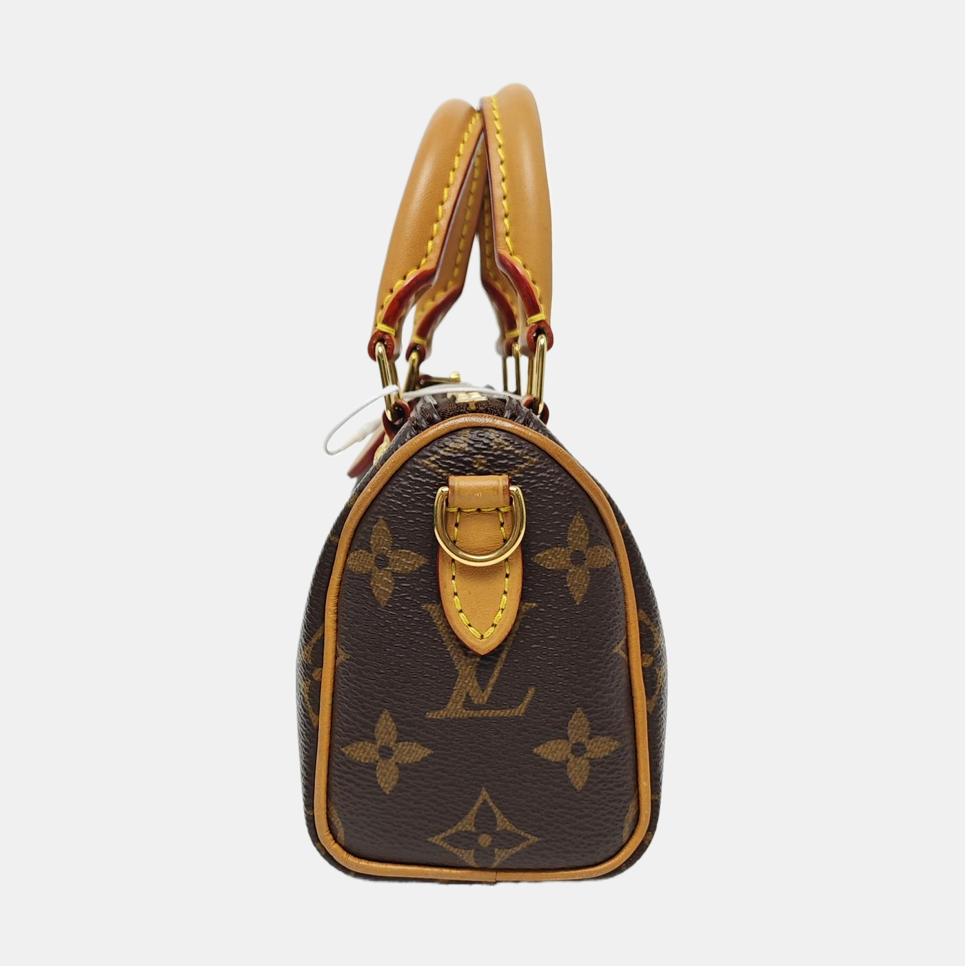 SPEEDY Nano Monogram Coated Canvas Brown
