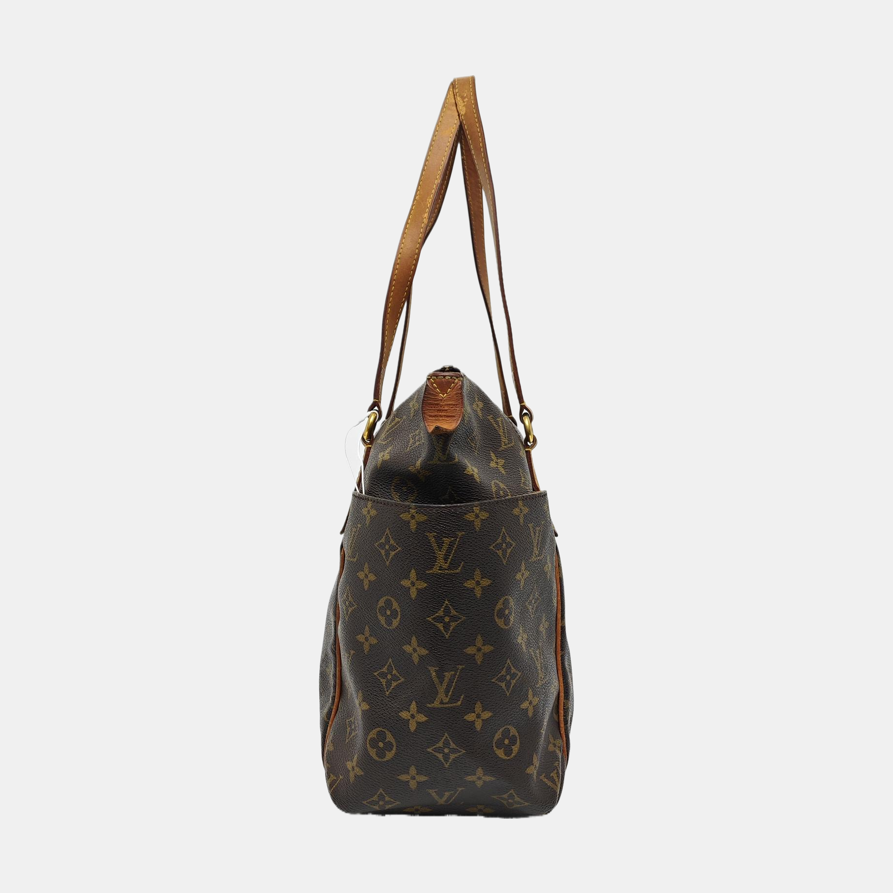 TOTALLY MM Monogram Coated Canvas Brown