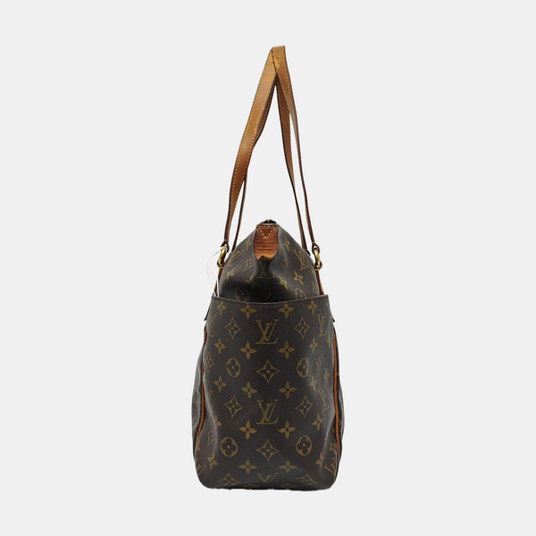 TOTALLY MM Monogram Coated Canvas Brown