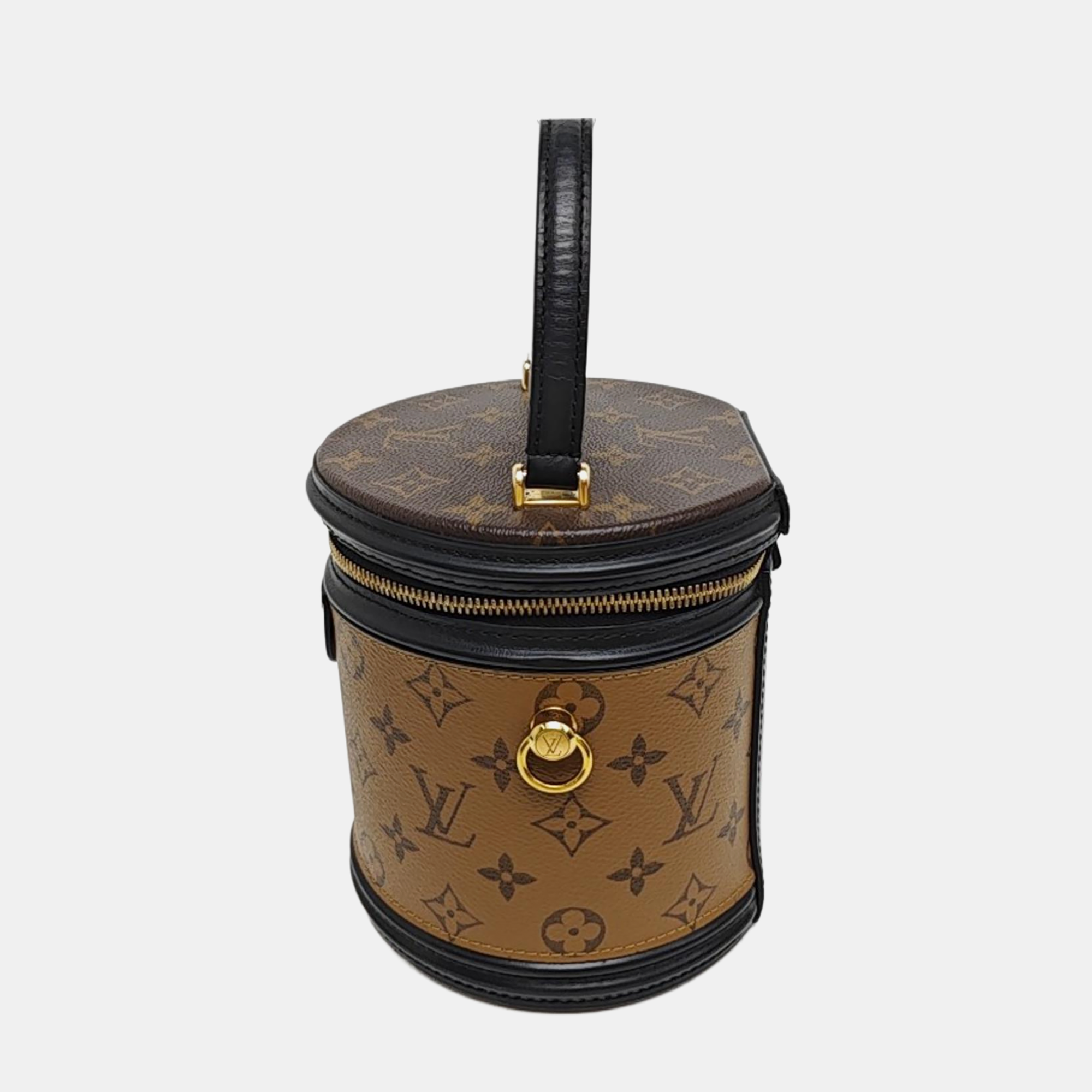 CANNES PM Monogram Coated Canvas Brown