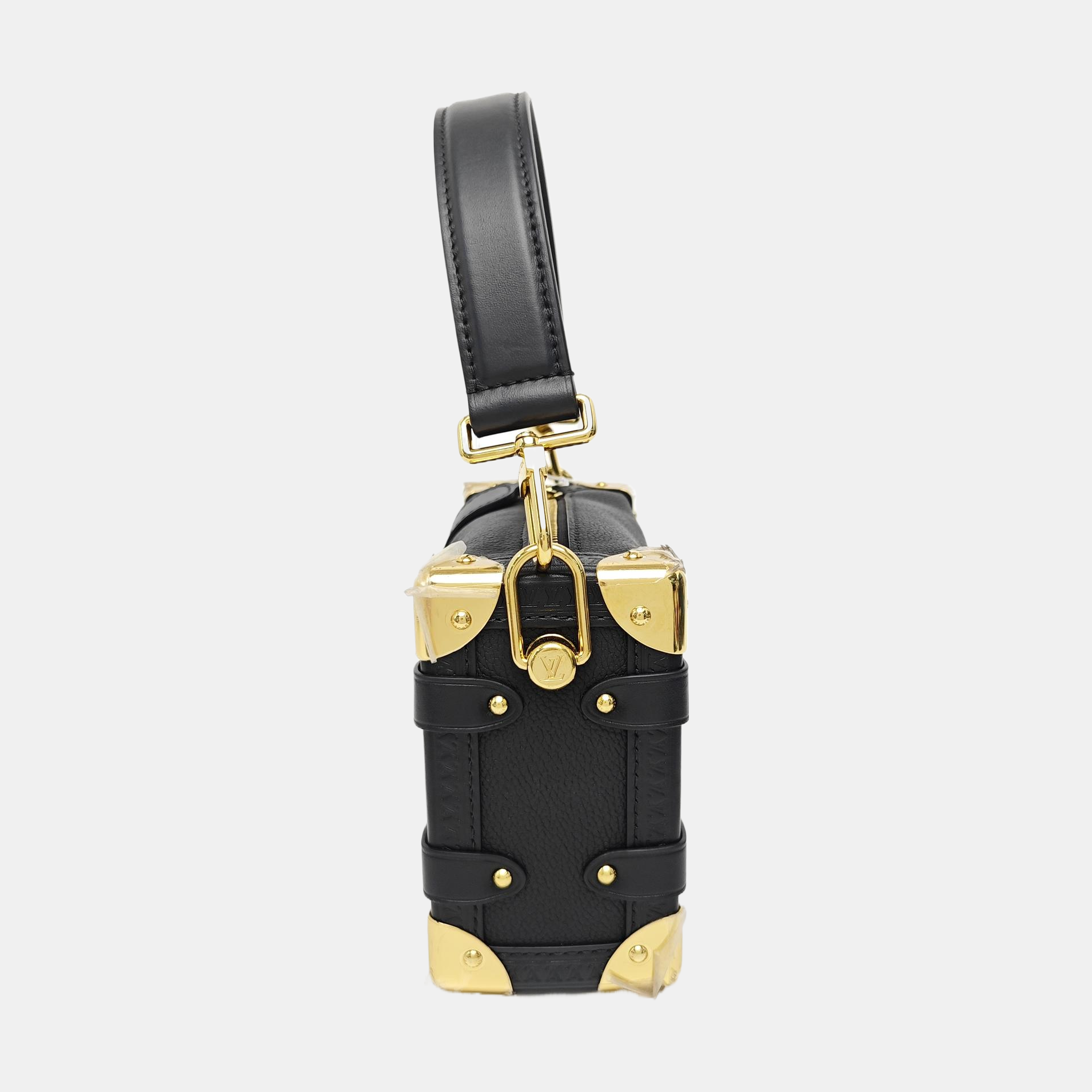SIDE TRUNK PM Calfskin Black