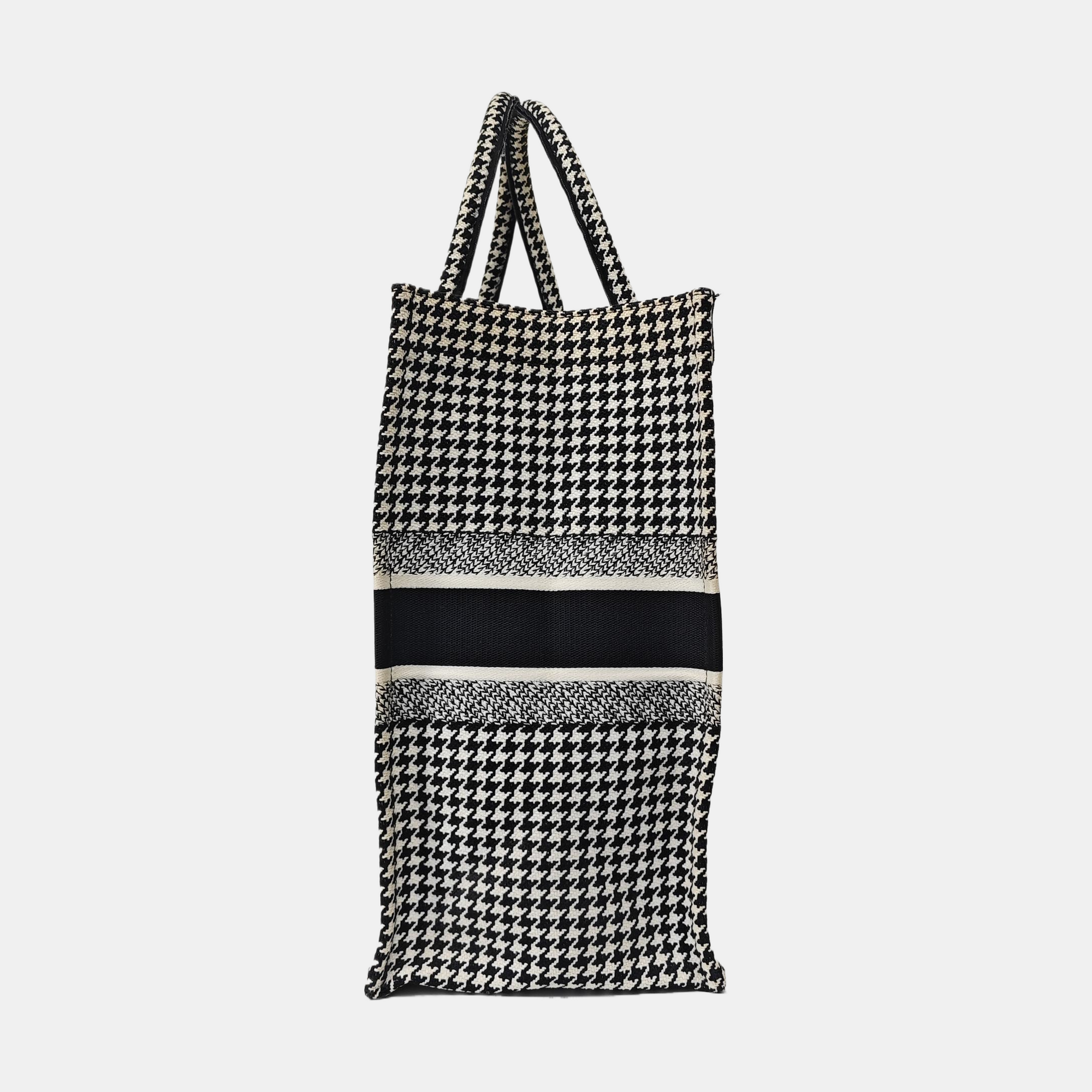 Book Tote Large Canvas Black