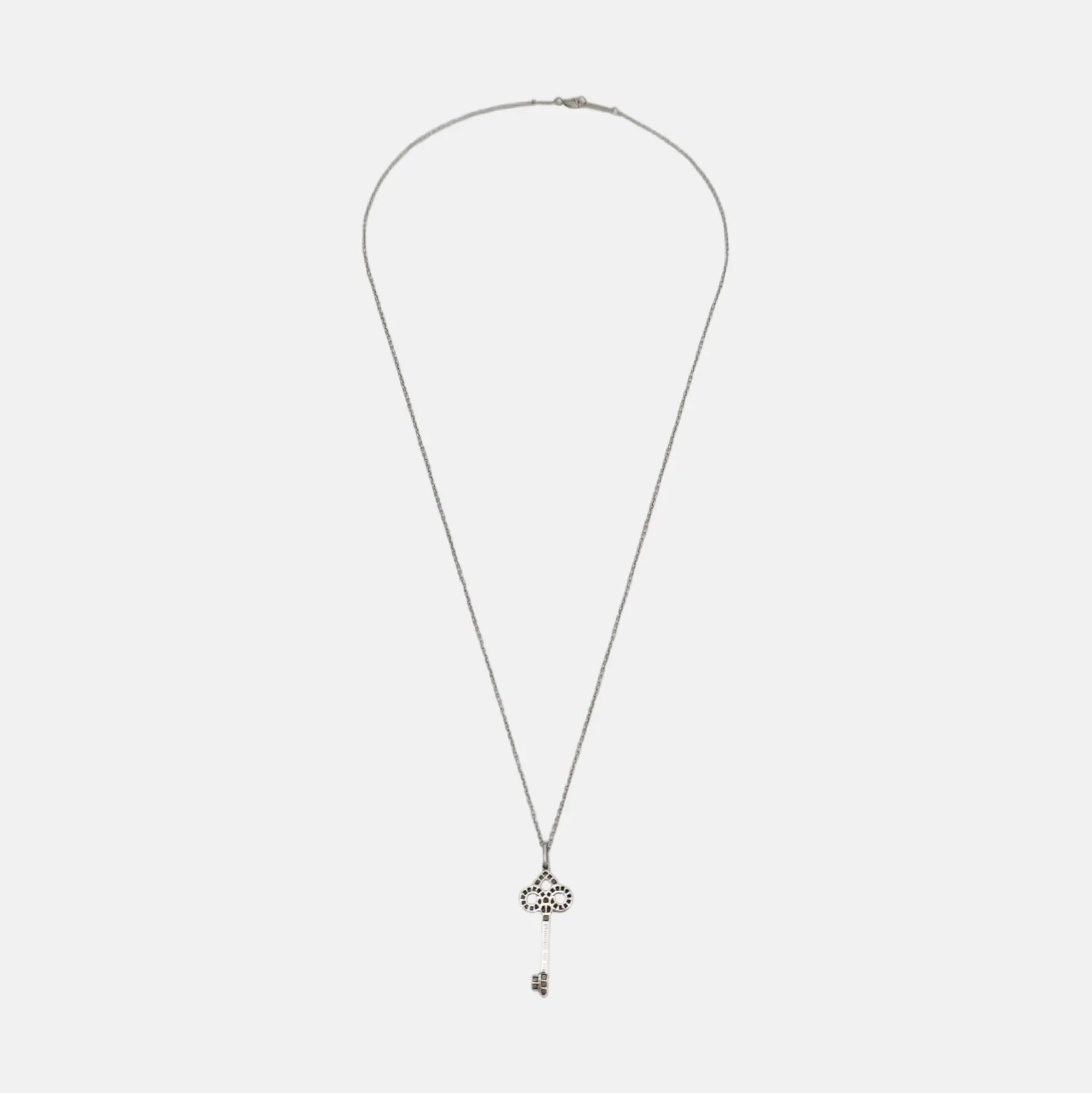 Tiffany Keys Platinum 950 Silver Necklace
