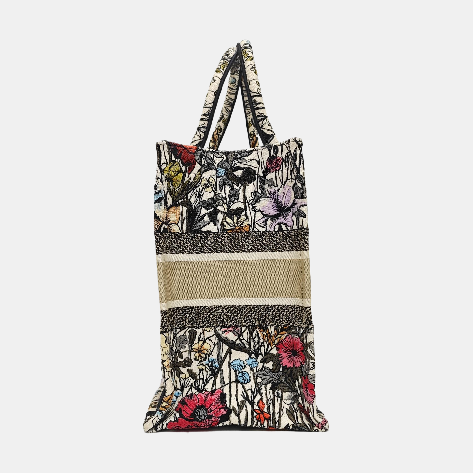 Book Tote Medium Fabric Multicolor
