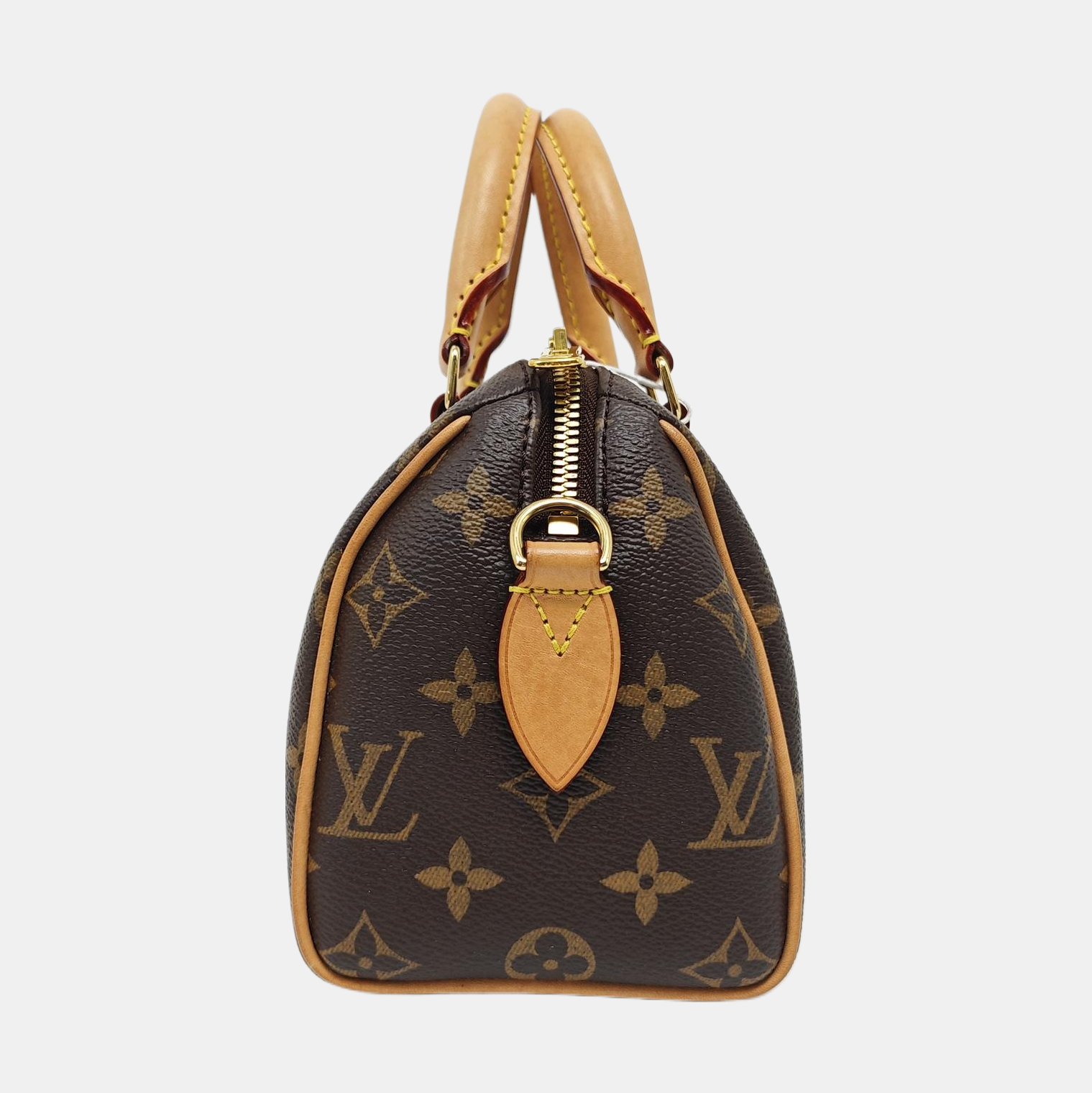 SPEEDY 20 Monogram Coated Canvas Brown