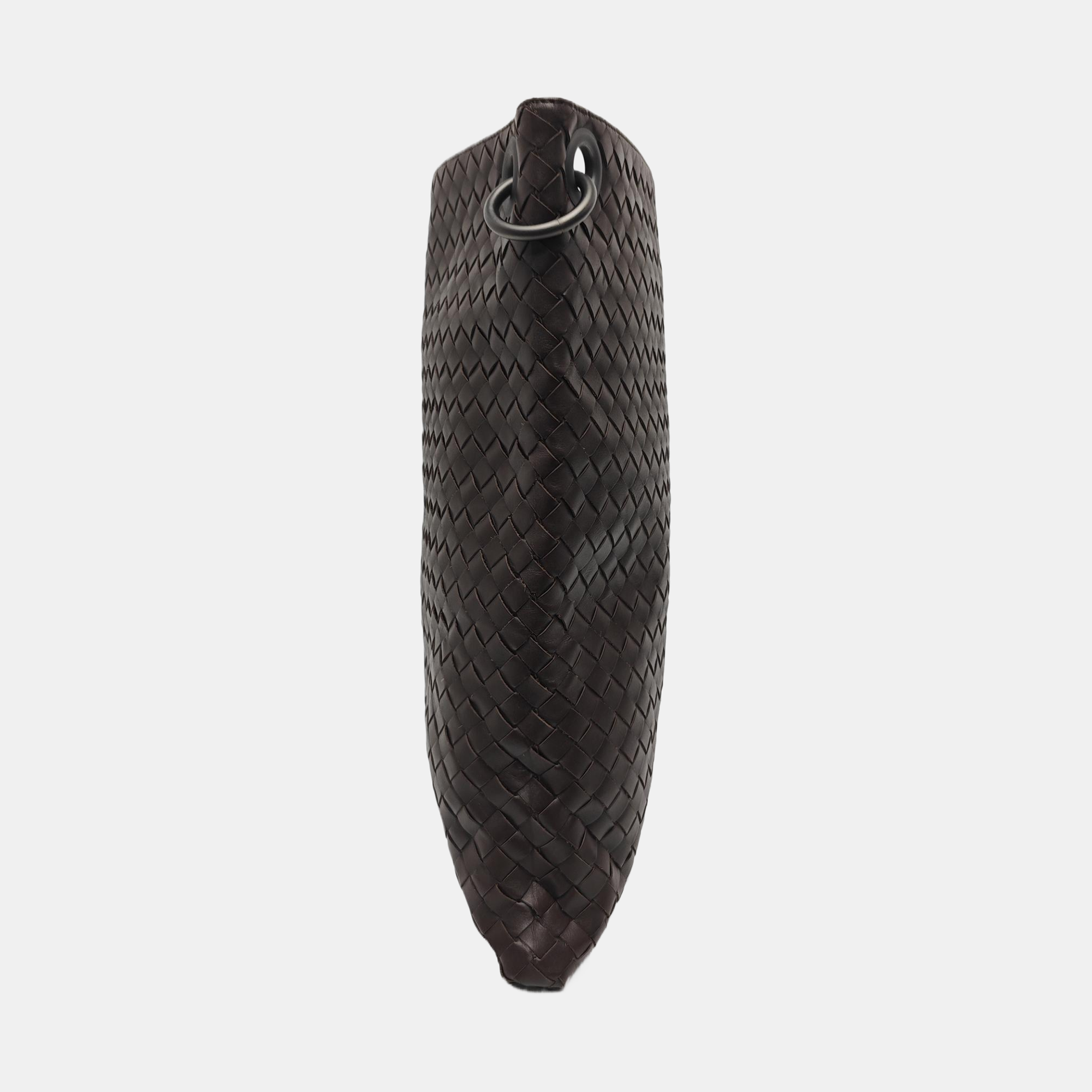 Calfskin Shoulder Bag Brown