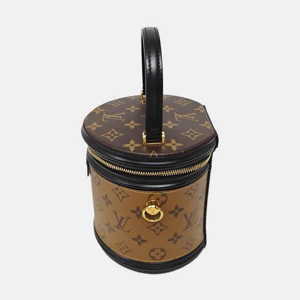 CANNES PM Monogram Coated Canvas Brown