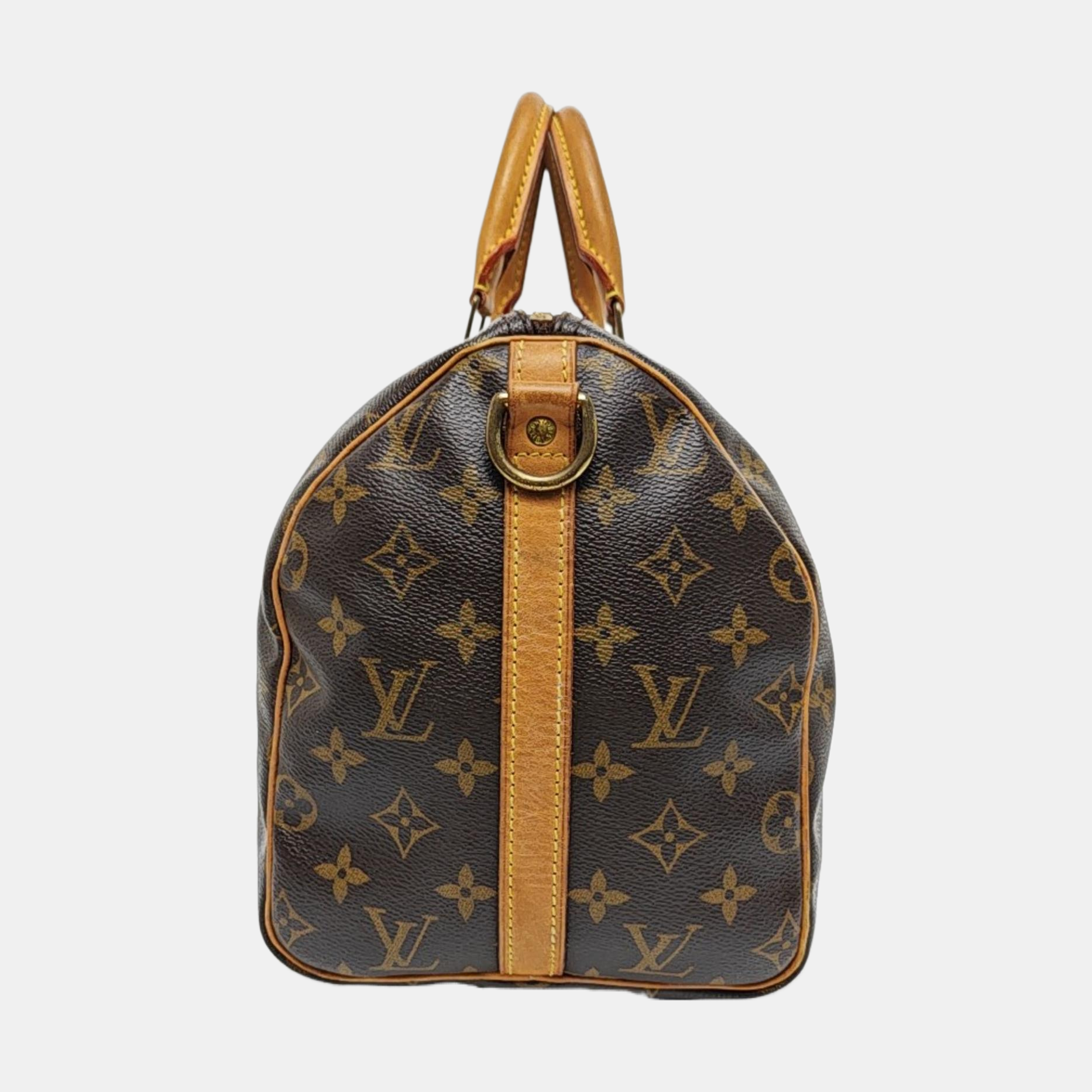 SPEEDY 30 Monogram Coated Canvas Brown