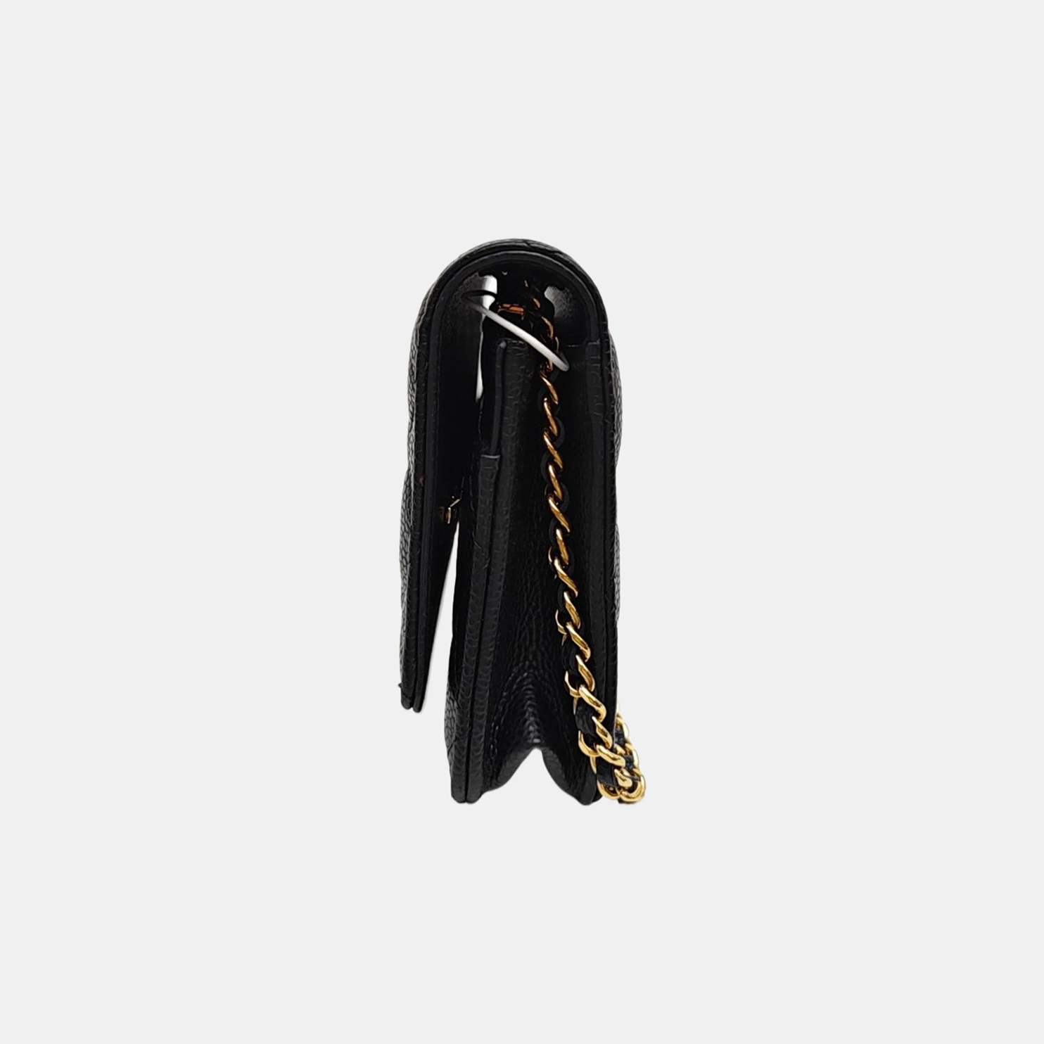 WOC Quilted Grained Calfskin Black