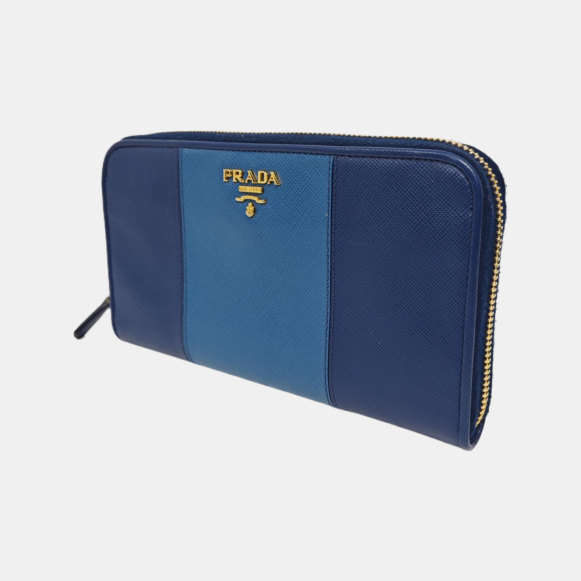 Calfskin Wallet Blue