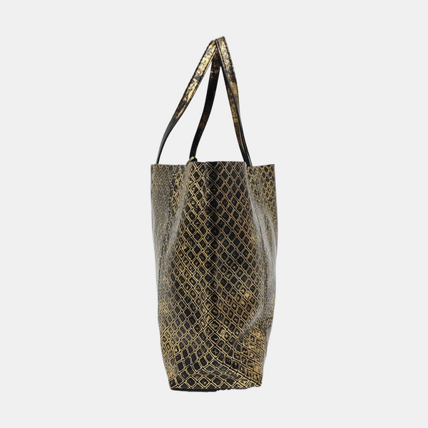 Calfskin Tote Bag Gold