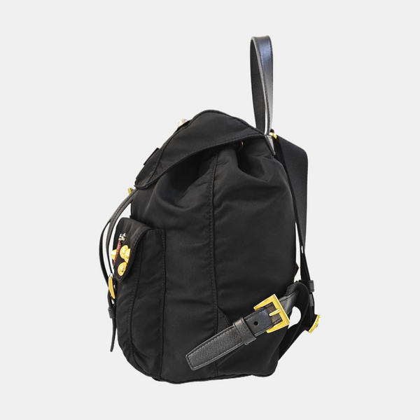 Nylon Backpack Black