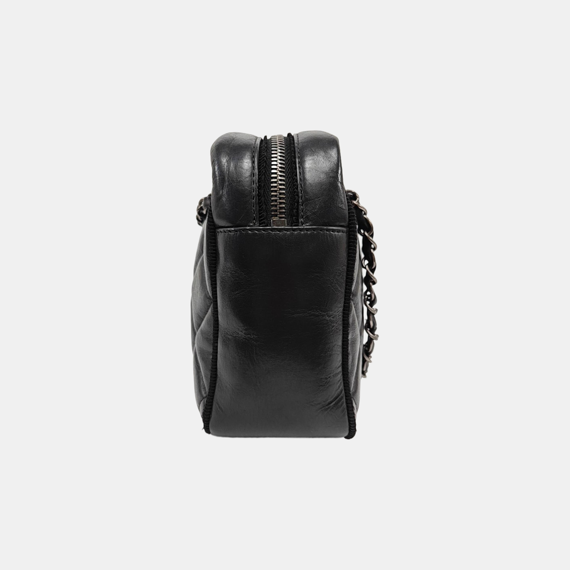 CAMERA CASE Medium Quilted Calfskin Black