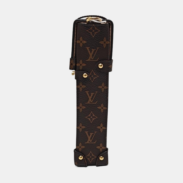 TRUNK Monogram Coated Canvas Brown