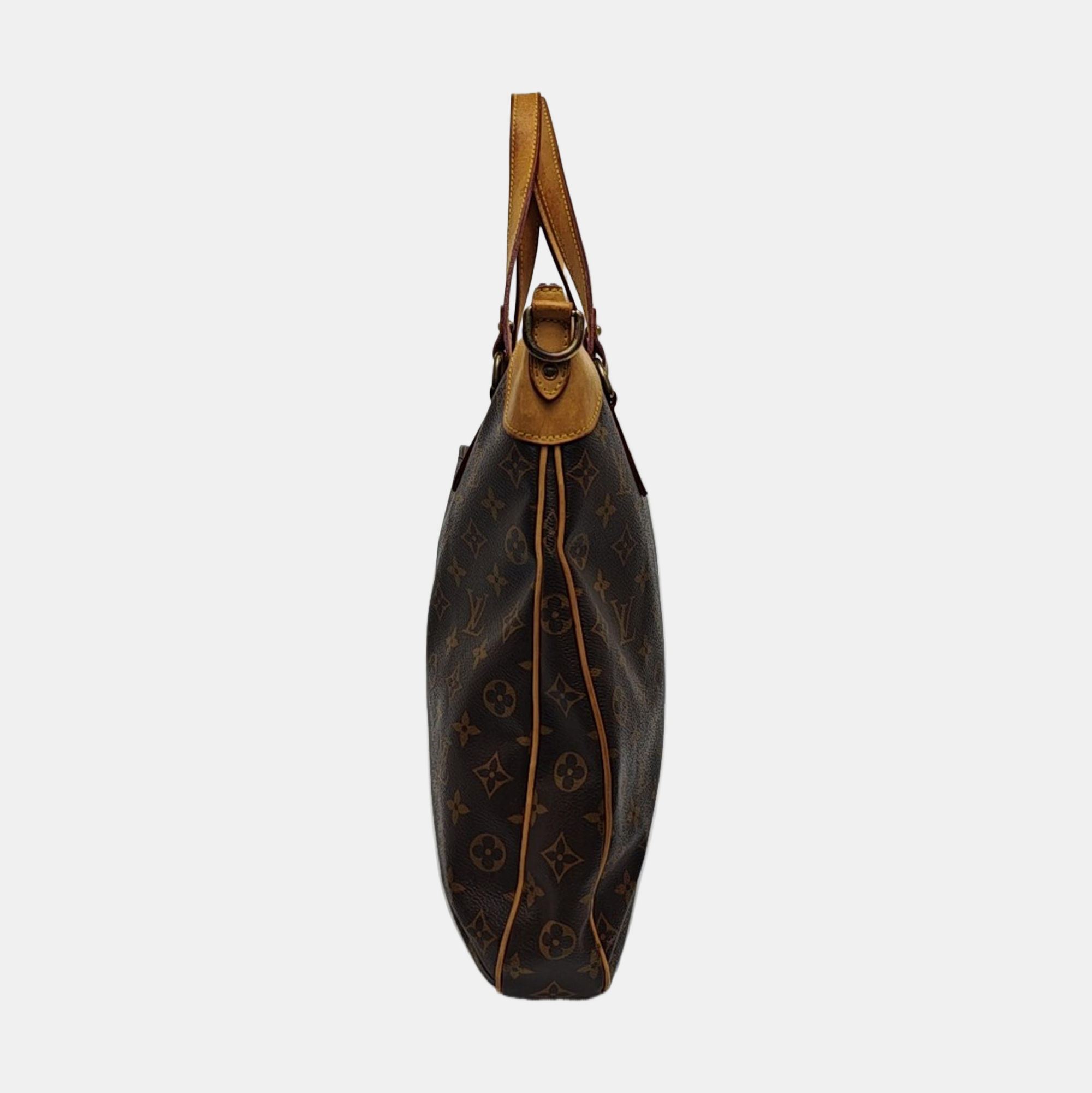 ODEON GM Monogram Coated Canvas Brown