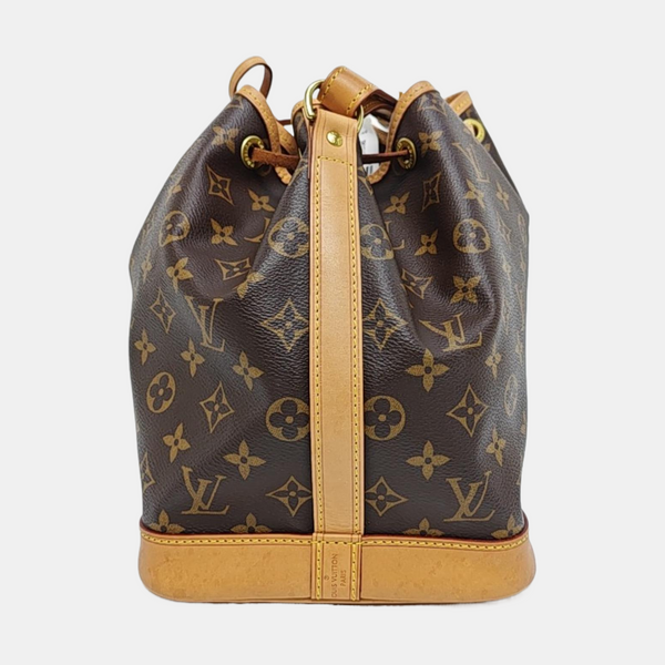 NOÉ MM Monogram Coated Canvas Brown