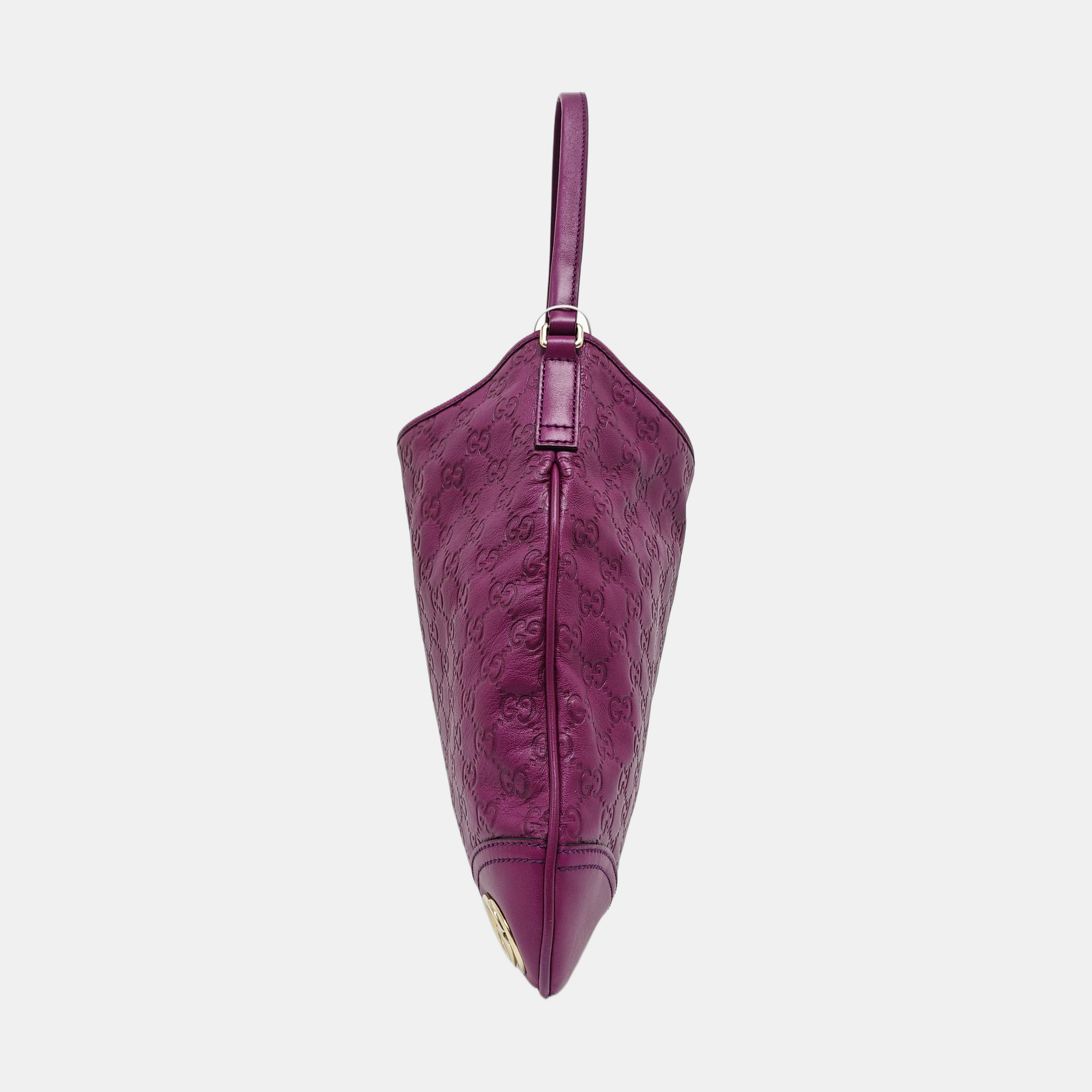 Britt Monogram Calfskin Purple