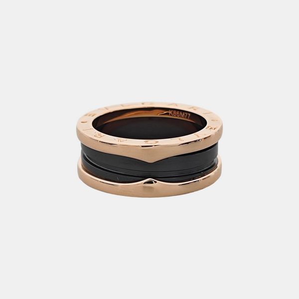B.ZERO1 18k Rose Gold Ring EU 54