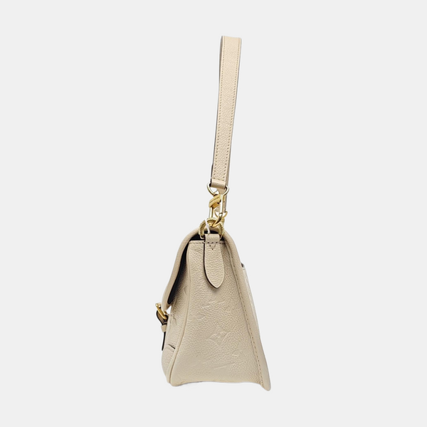 DIANE Monogram Calfskin Beige