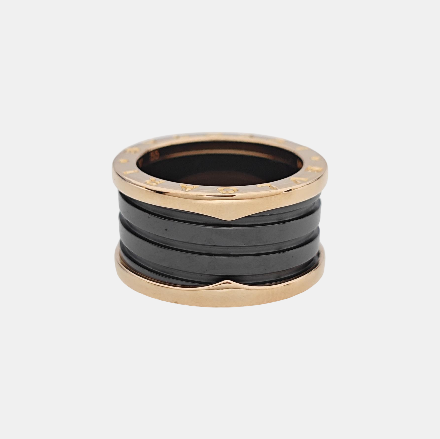 B.ZERO1 18k Rose Gold Ring EU 55